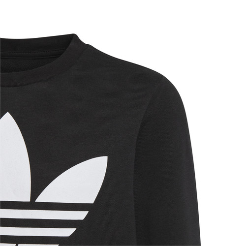 adidas Originals - TREFOIL CREW - Noir
