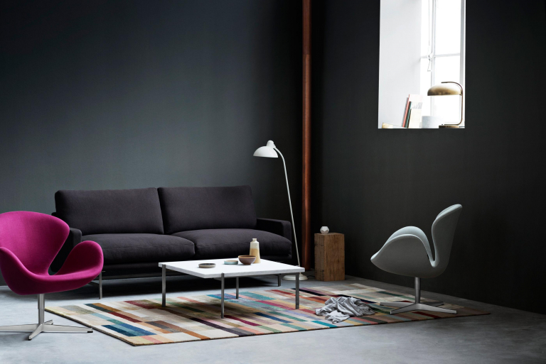 Fritz Hansen Kaiser Idell 6556-F vloerlamp olive green