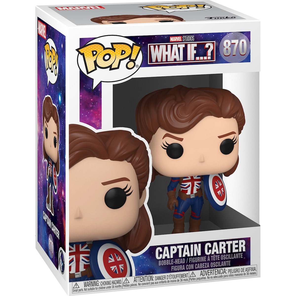 Funko Pop! Vinyl Marvel What If...? Captain Carter figur