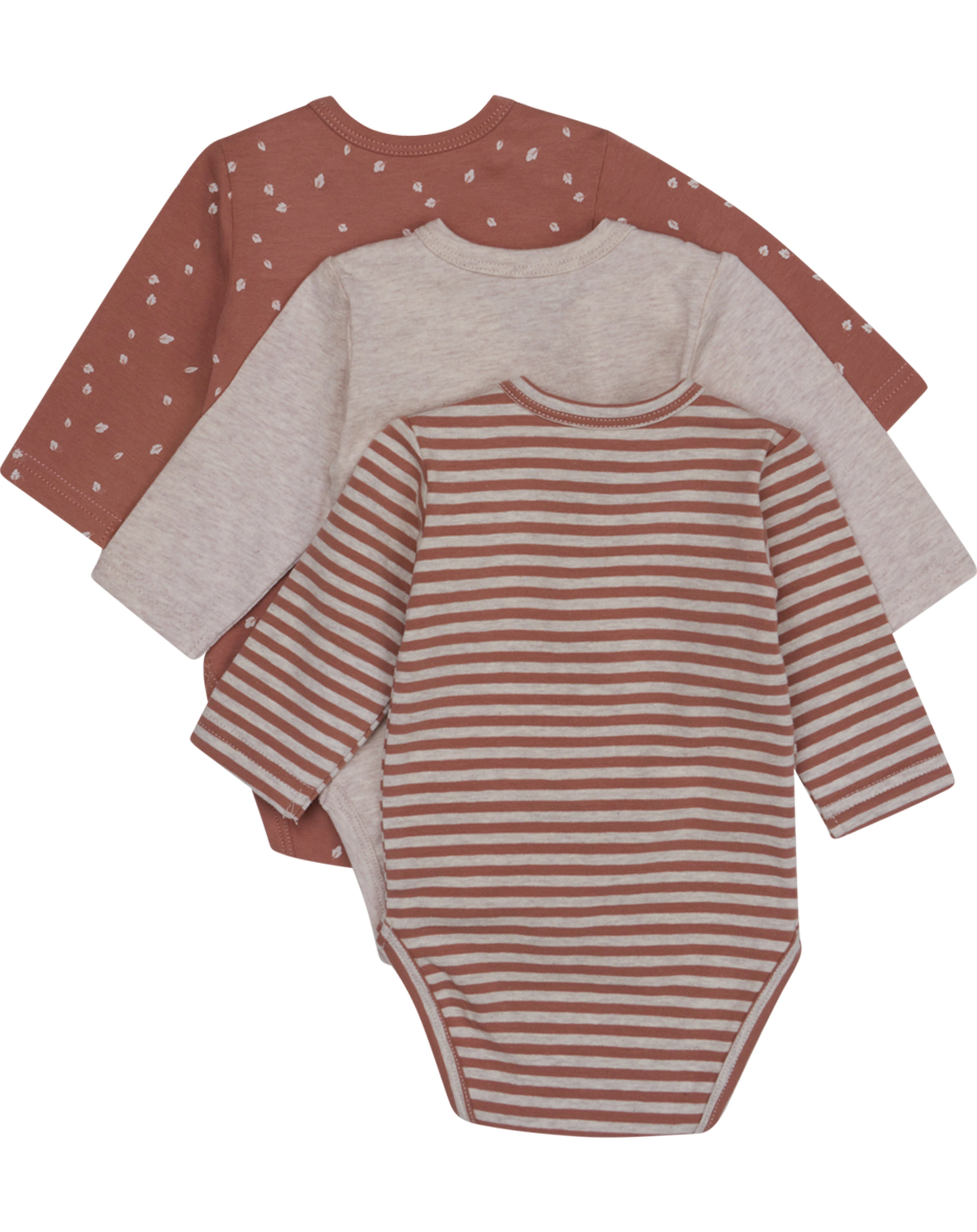 Langarmbody BASE 3er Pack in rose cloud