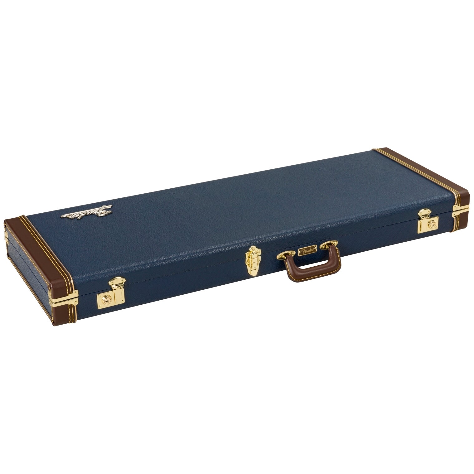 Fender Classic Series Wood Case voor Strat en Tele navy blue