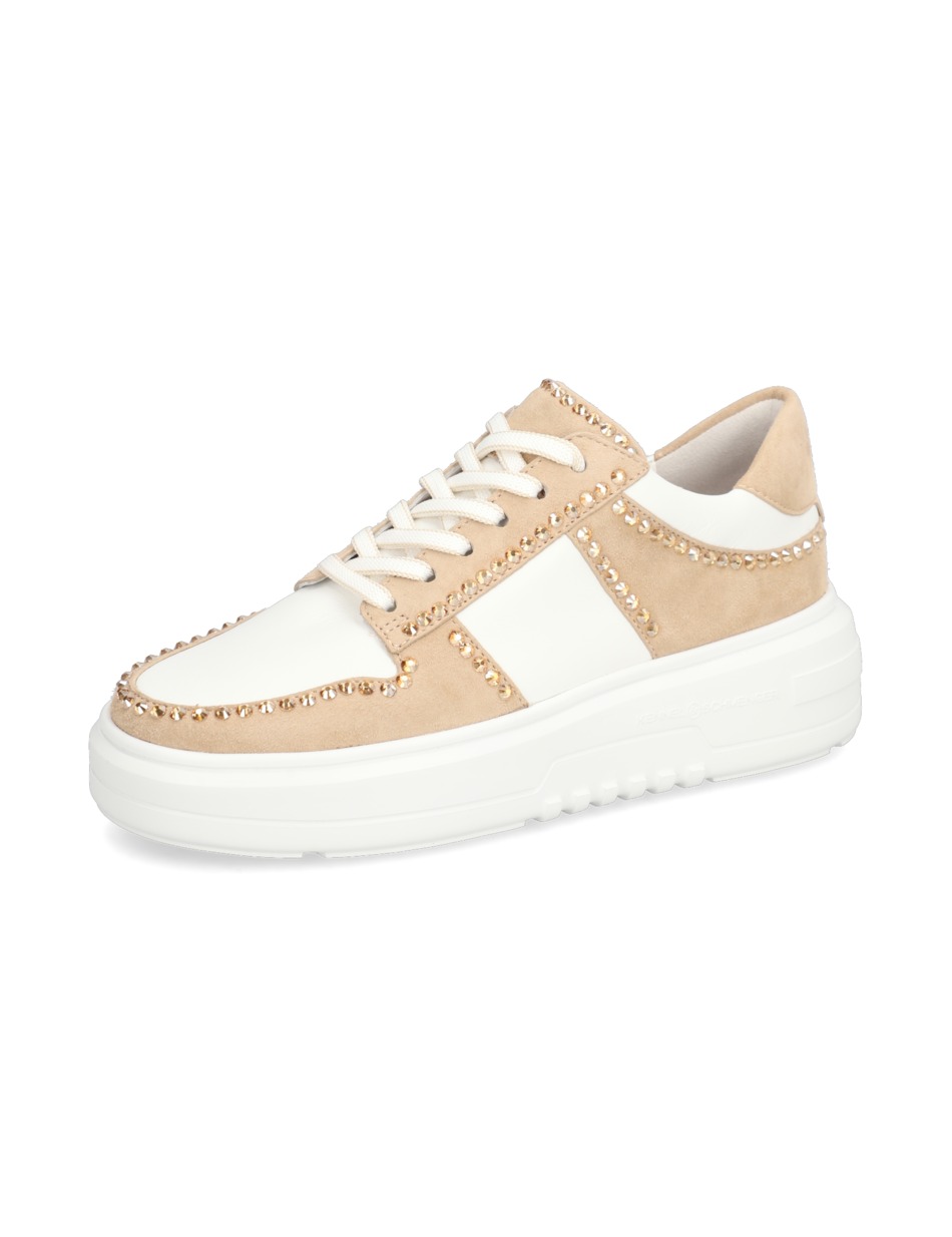 Lederkombination Sneaker