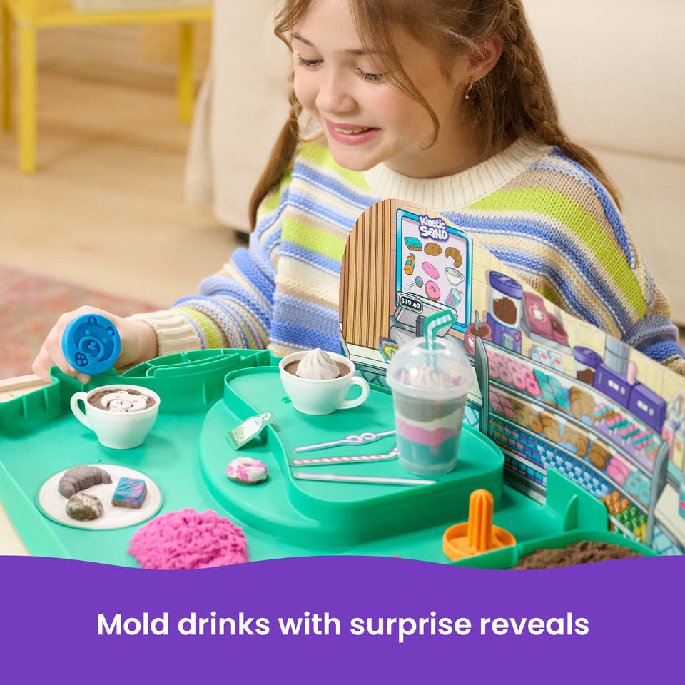Kinetic Sand in een cafékoffer