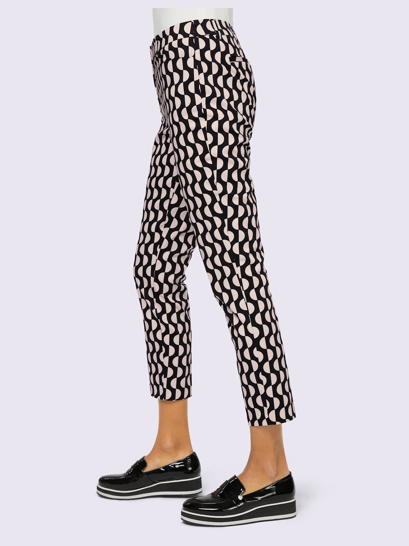 Pantalon imprimé motif graphique