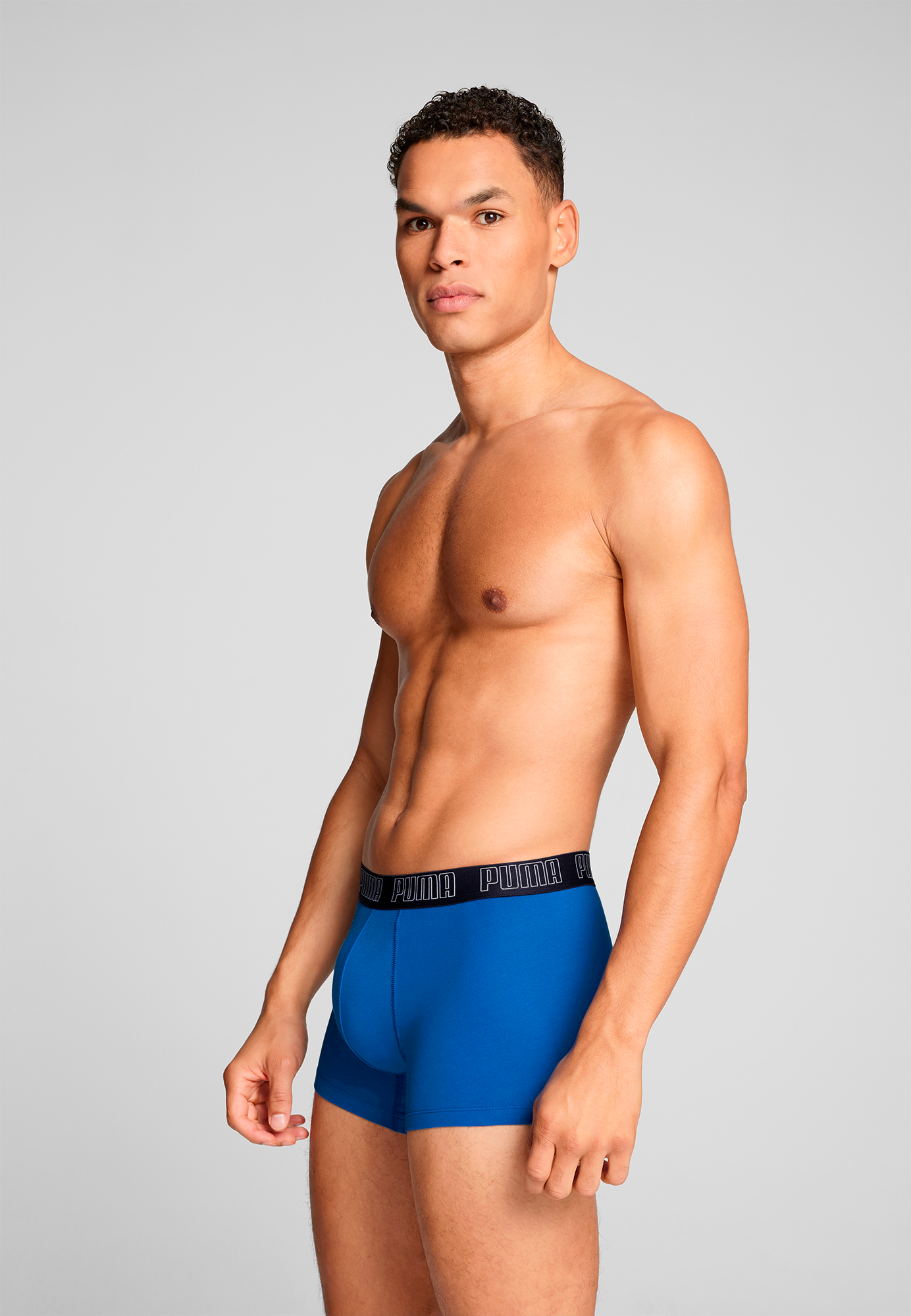 PUMA Trunk »PUMA MEN EVERYDAY TRUNKS 2P«, 2er-Packer Packung, mit kontrastfarbigem Webbund