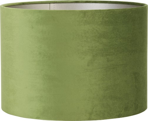 Light & Living lampenkap Velours groen D 20 H 15 cm