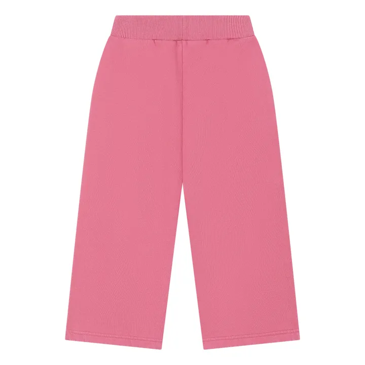 SMALLABLE BASICS Jogger Droit Fille Molleton Bio | Vieux Rose