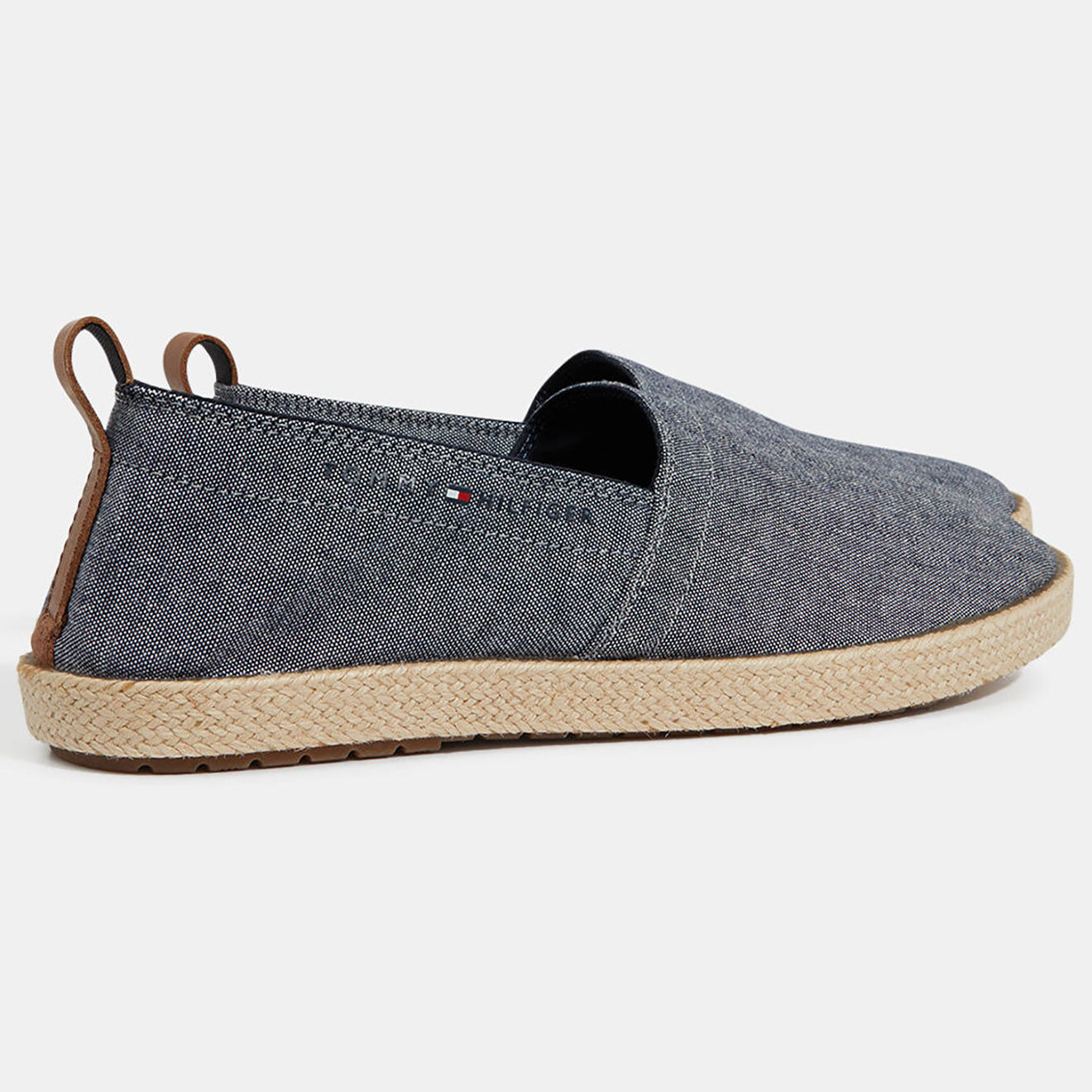 Tommy Hilfiger Espadrilles en Lin Chambray bleues