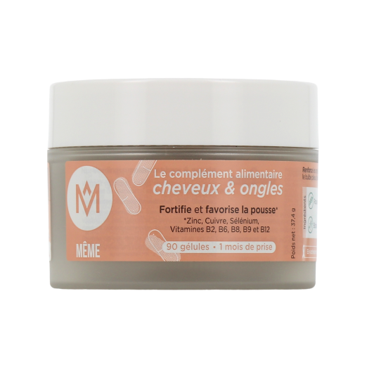 Meme Cheveux & Ongles gélules - Fortifie, favorise la pousse