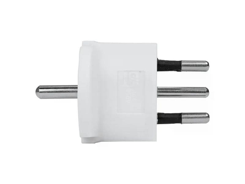 STEFFEN Fixadapter Deutschland CEE7/7 auf Schweiz T12 3-pol Schuko zu T12 Fixadapter