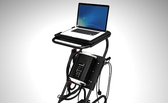 Ctek Trolley Pro, Multimedia cart, Svart, Stål, 3 hyller, 1060 mm, 490 mm