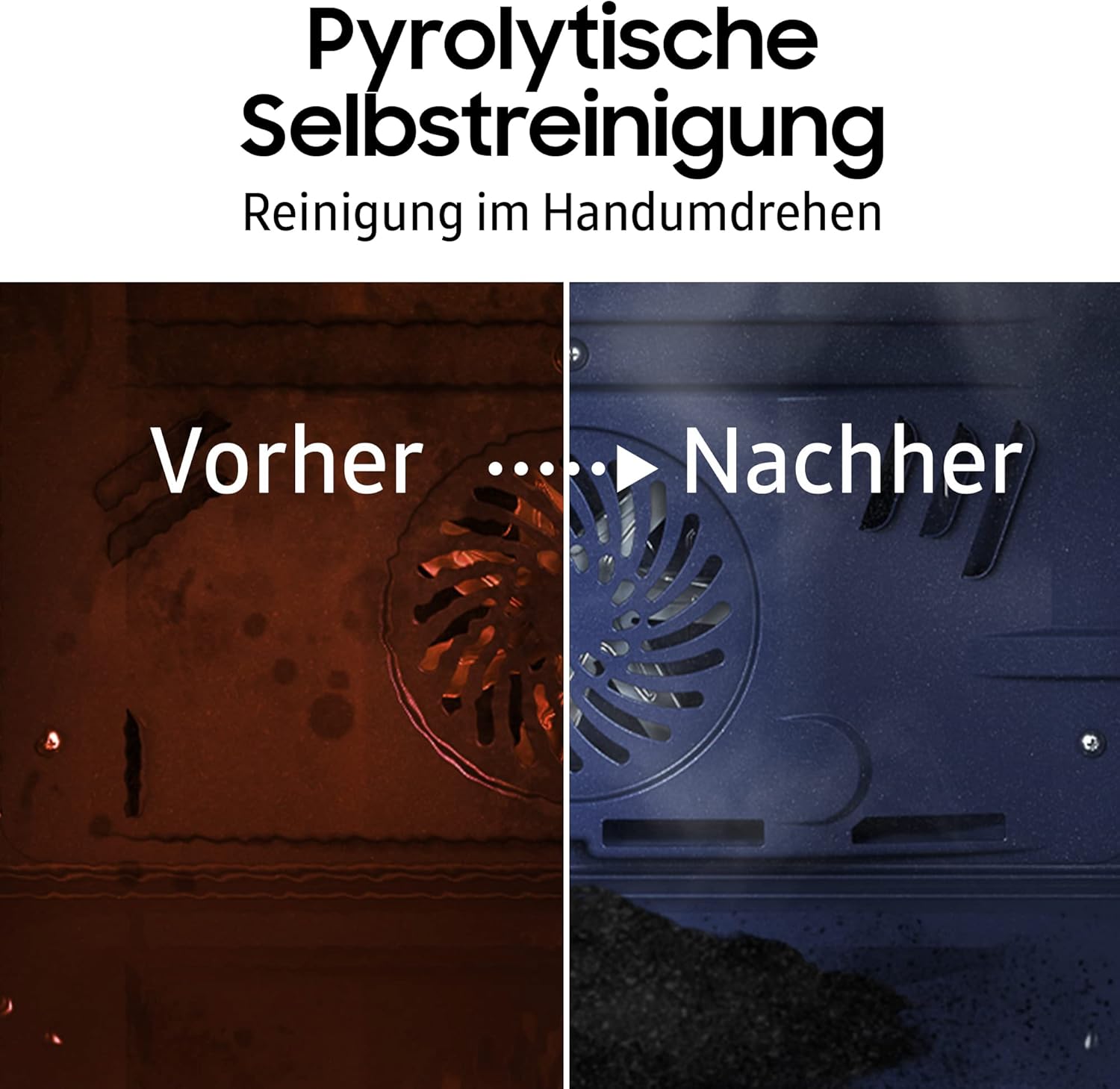 NV7B45502AK/U1 Einbaubackofen,76 ℓ, Dual Cook Flex, Pyrolytische Selbstreinigung, SmartThings Cooking, XXL-Garraum