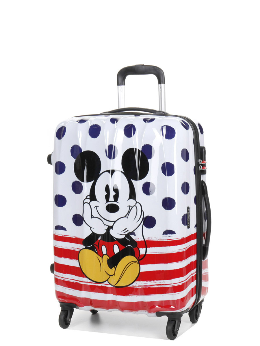 Valise  Legends by American Tourister Mickey Blue Dots 65 cm