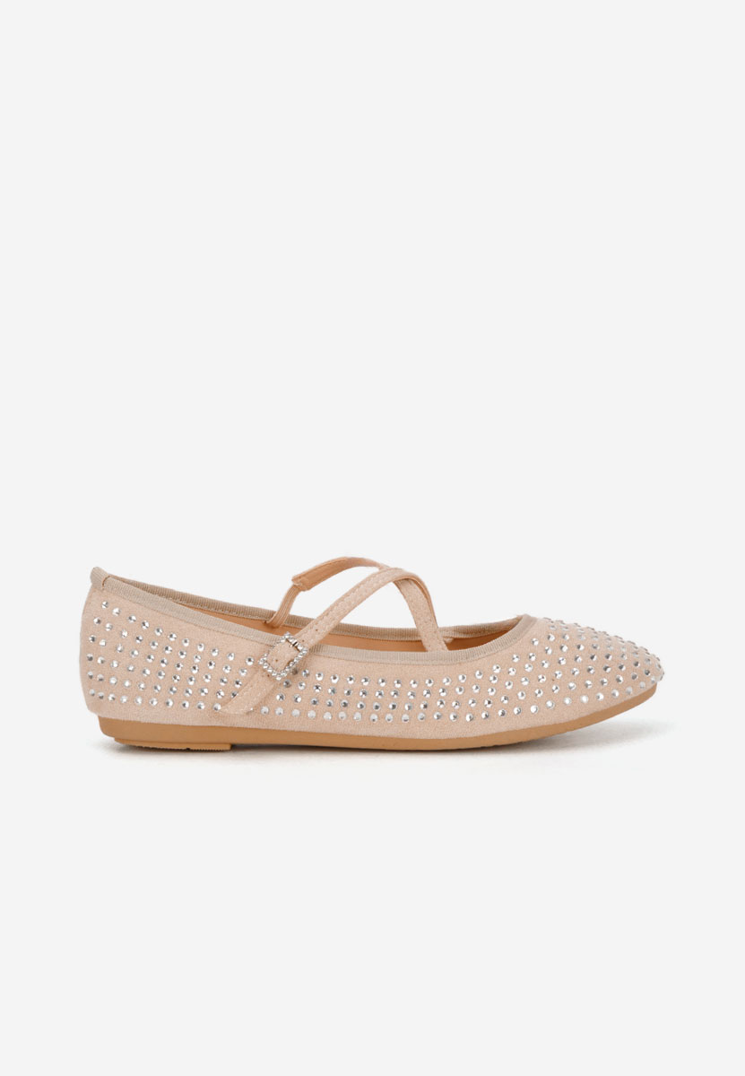 Ballerines à bride beige Karemy