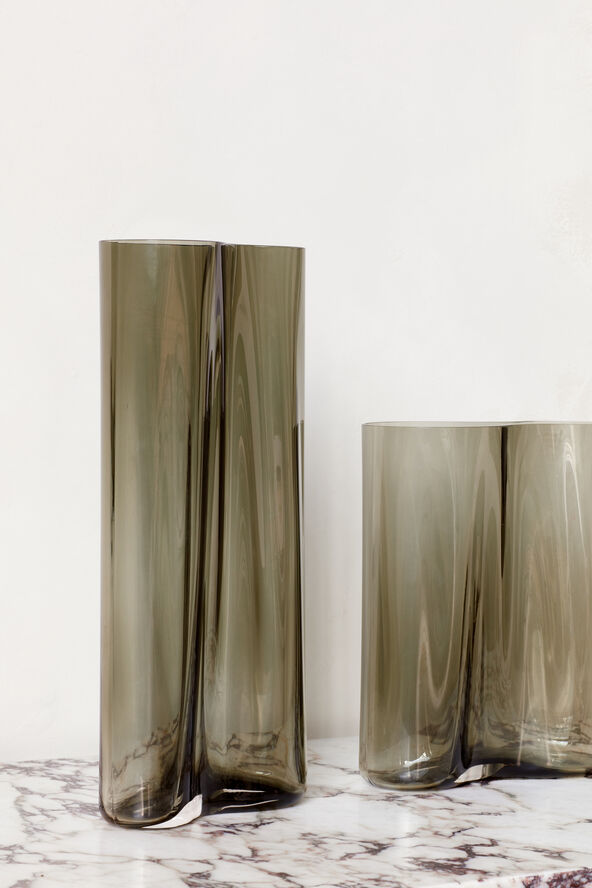Audo Copenhagen Aer Vase, 33, Smoke Smoked