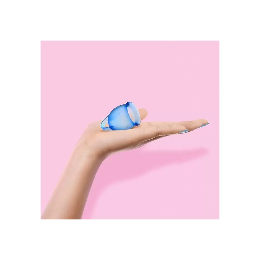 Satisfyer Feel Confident Menstruationskop, Dark Blue - 2 stk.