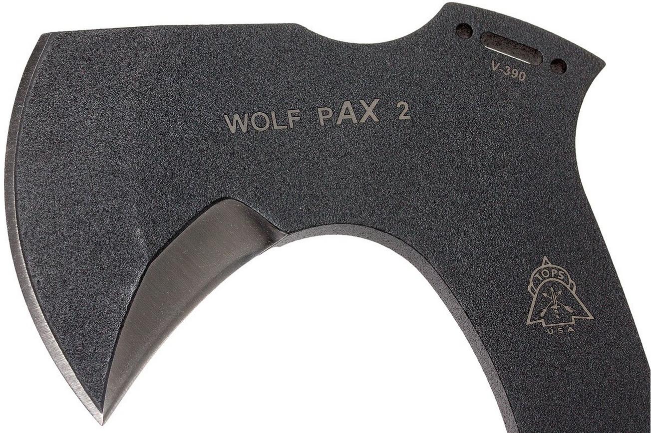 TOPS Knives Wolf pAX 2 bijl met mes, WPAX-02