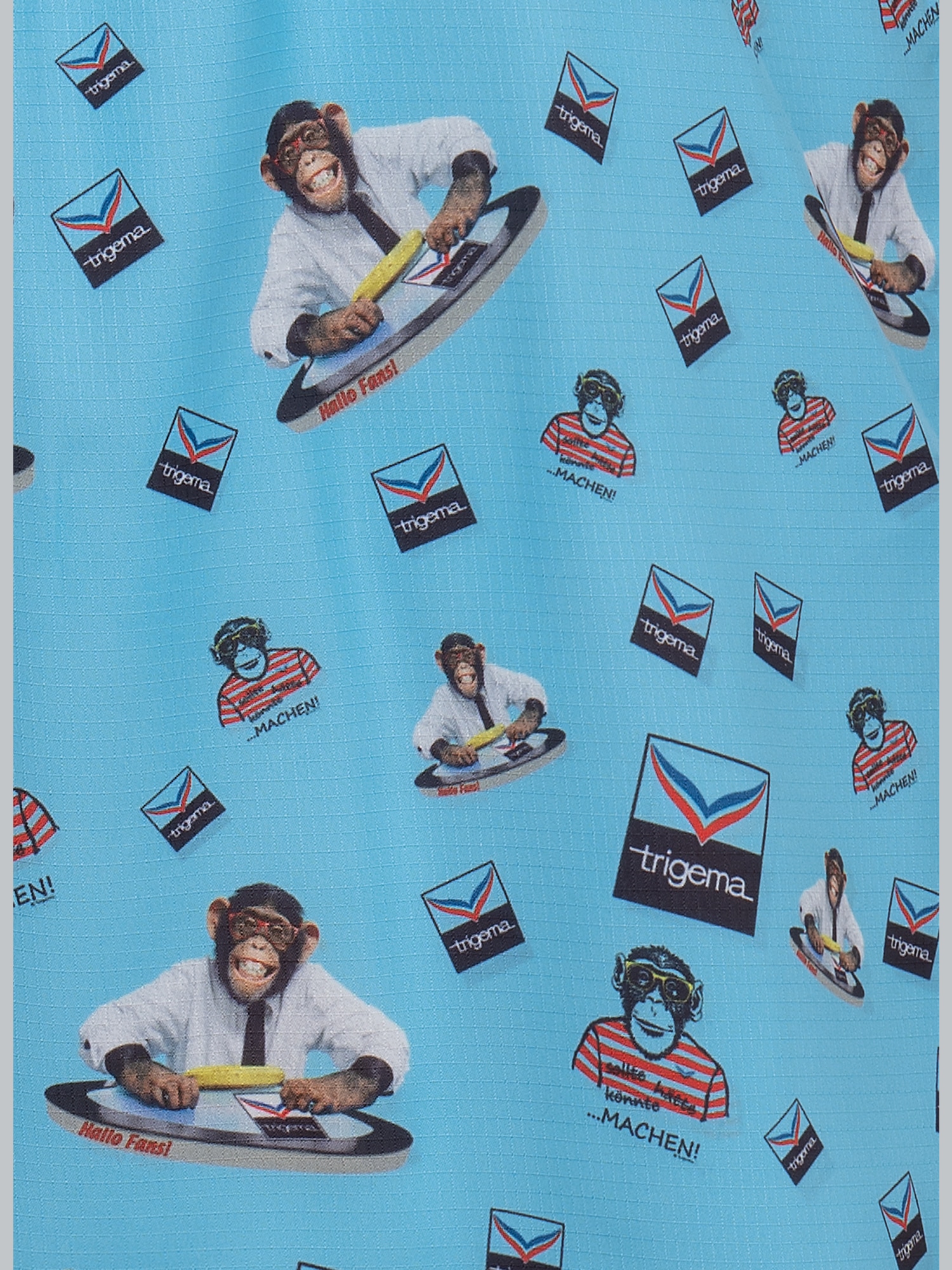 Bade-/Freizeitshorts mit Druckmotiv Azur