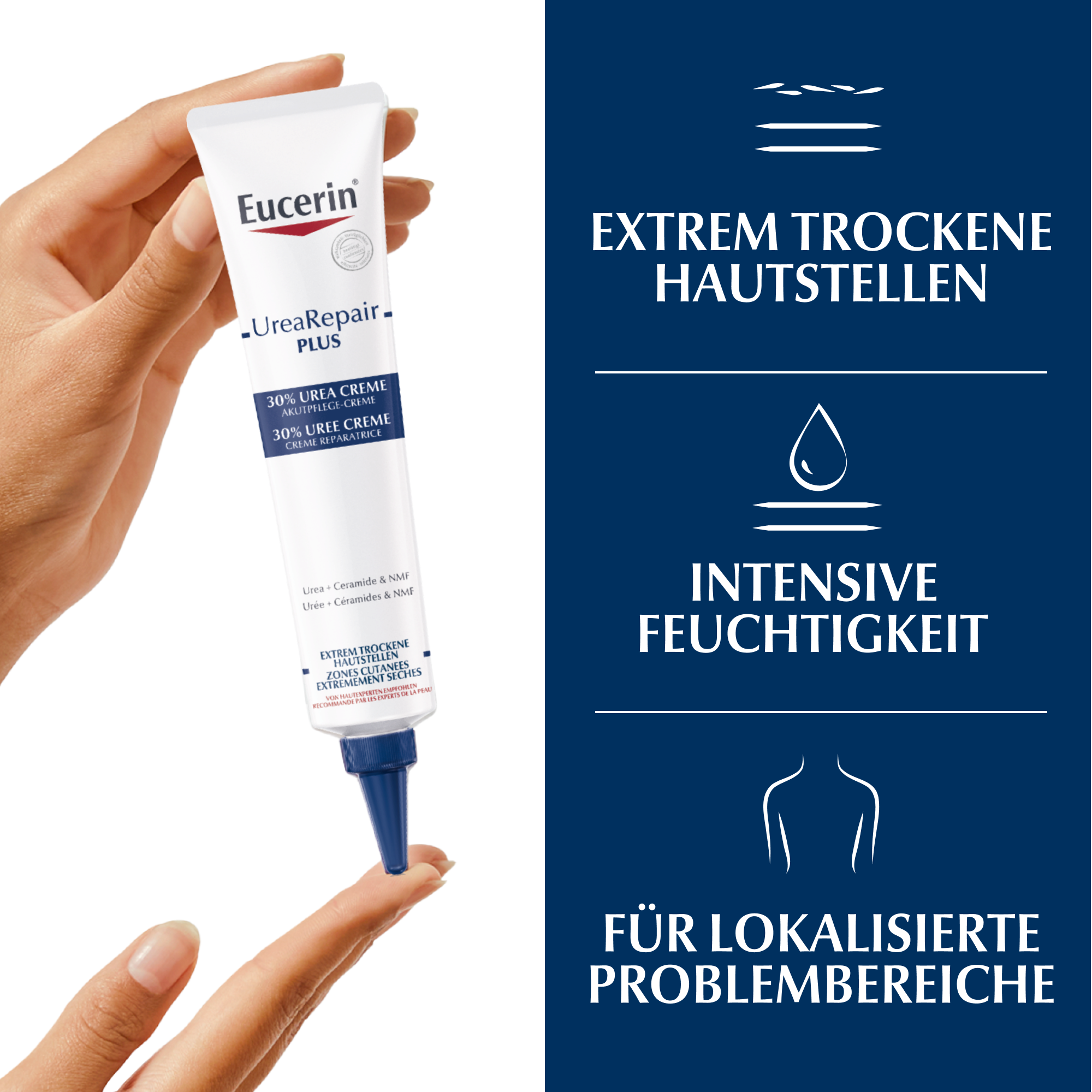 EUCERIN UreaRepair Creme 30 %<br>75 ml, Tube, Creme, Urea