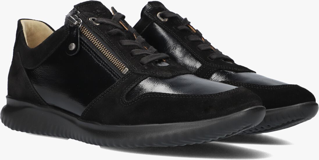 zwarte hartjes lage sneakers 162.1128