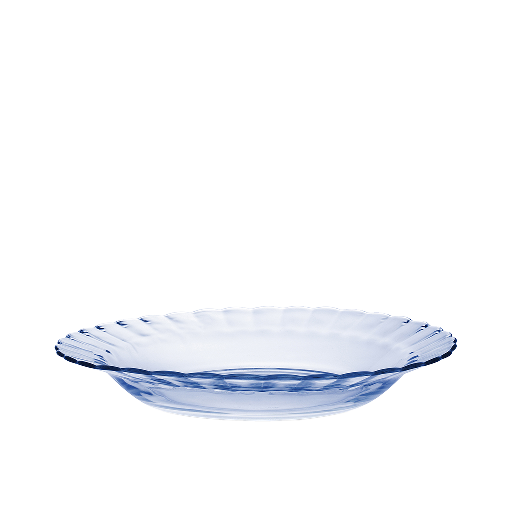 Assiette creuse en verre 23 cm Le Picardie® (lot de 6)