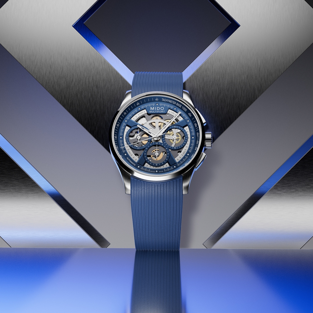 Mido Multifort Skeleton Chronograph