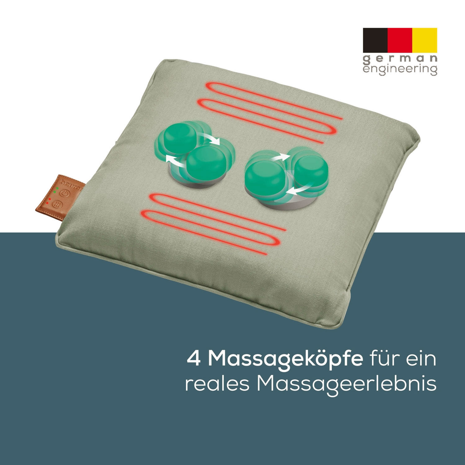Beurer Massagekissen mit Wärmefunktion MG 139