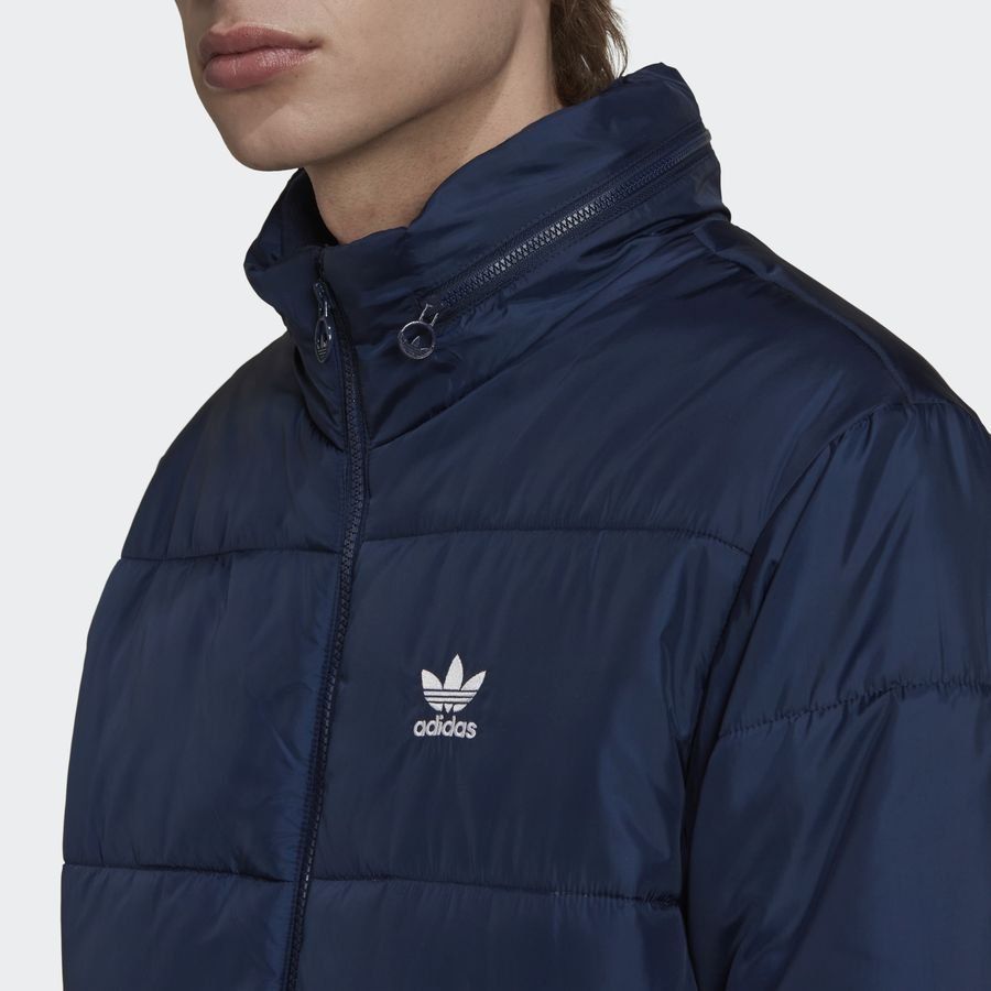 adidas Originals Manteau d'Hiver Essentials Padded Puff - Bleu/Blanc