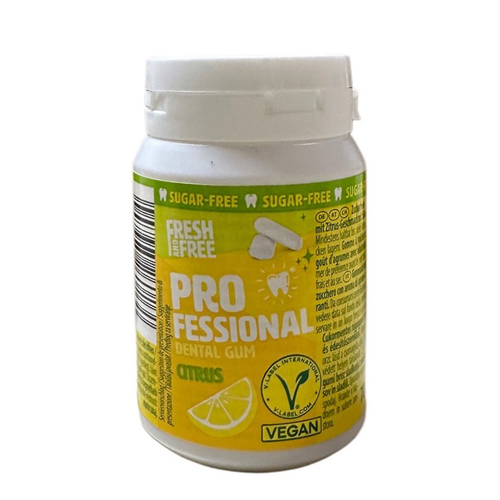 FRESH & FREE Professional Dental Kaugummis 70 g, Citrus