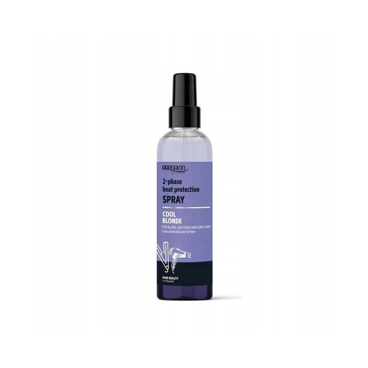 Prosalon Professional Cool Blonde thermoschützende Zweiphasen-Haarfarbschutzflüssigkeit 200 ml