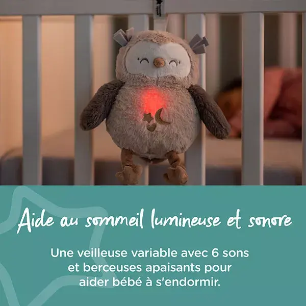 Pelúcia recarregável para auxiliar no sono Tommee Tippee - Ollie, a Coruja