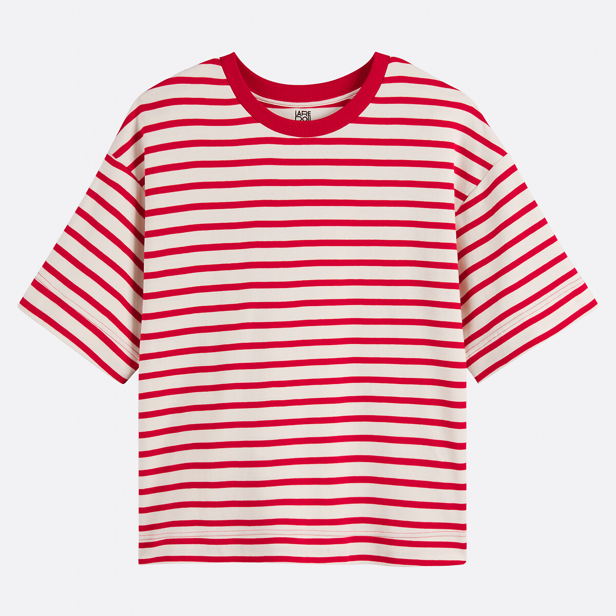 COLEÇÃO LA REDOUTE<br>Camiseta listrada folgada, estampa exclusiva Paul
