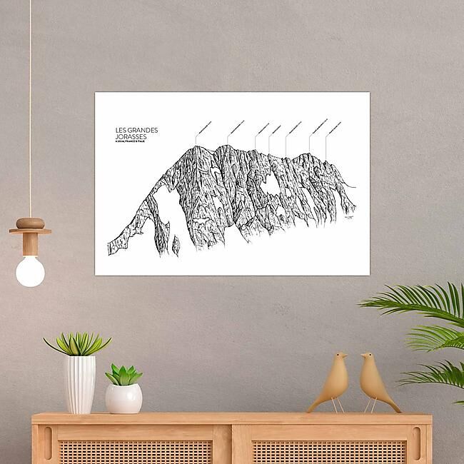 TOILE LES GRANDES JORASSES