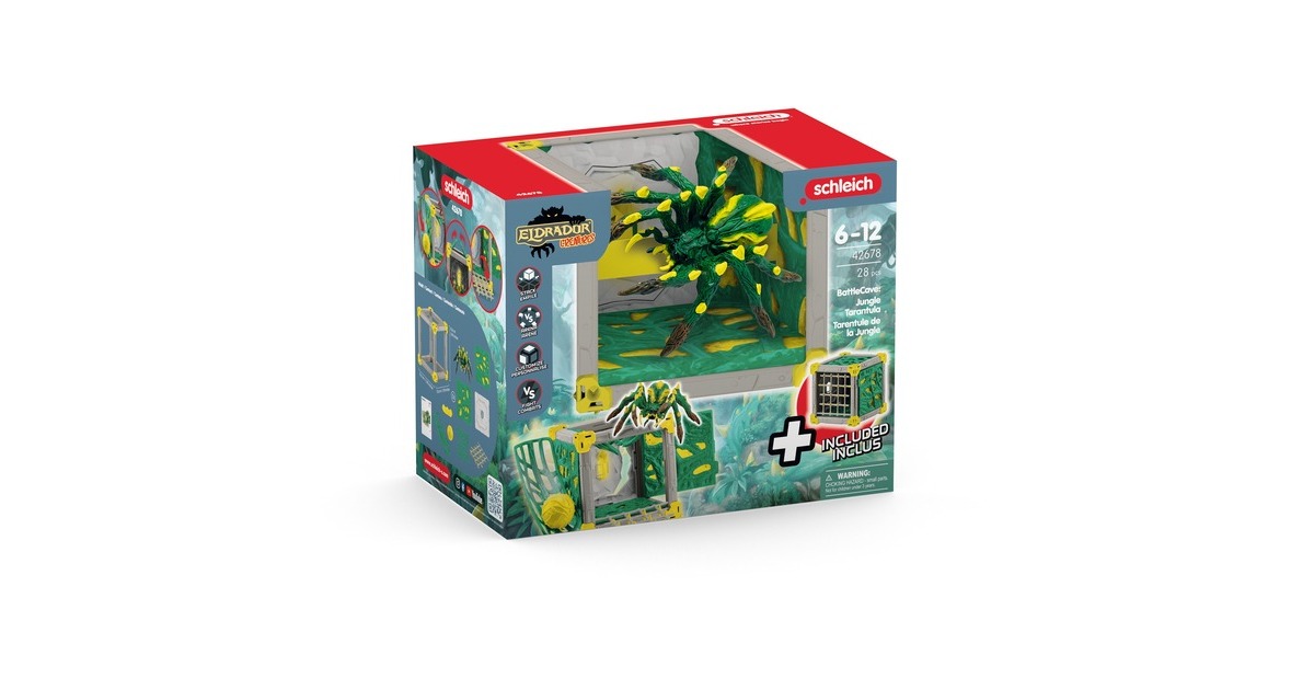 SchleichEldrador - BattleCave jungle tarantula speelfiguur