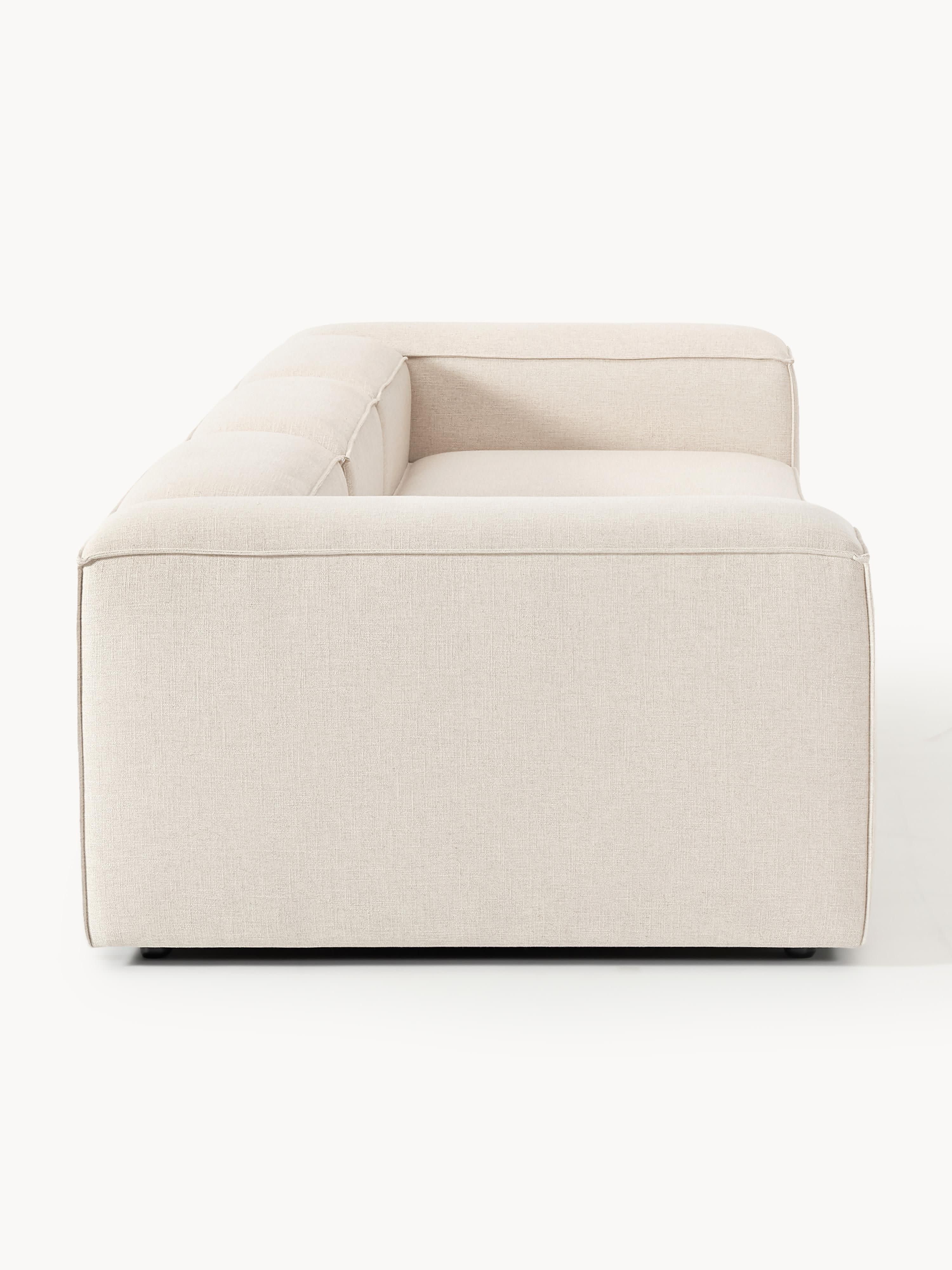 Modulaire bank Lennon (4-zits) van linnenmix