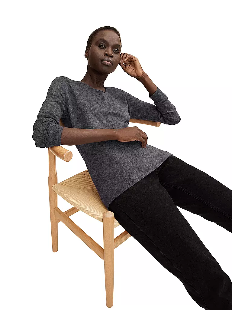 TOM TAILOR Pullover grau
