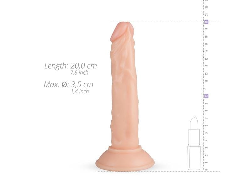 Real Fantasy Blane realistischer Dildo Beige 20 cm Hochwertiges Sextoy für erotische Momente
