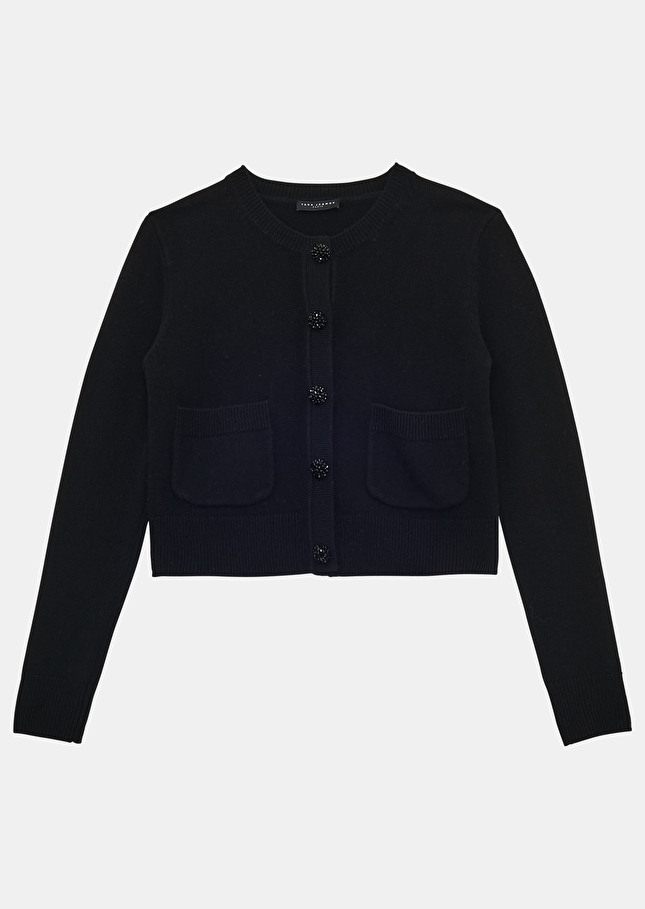 Gilet Gyslainnoir en laine