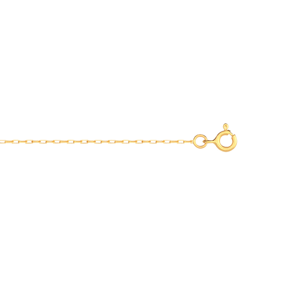 Chaîne or 750 jaune maille forçat 40 cm