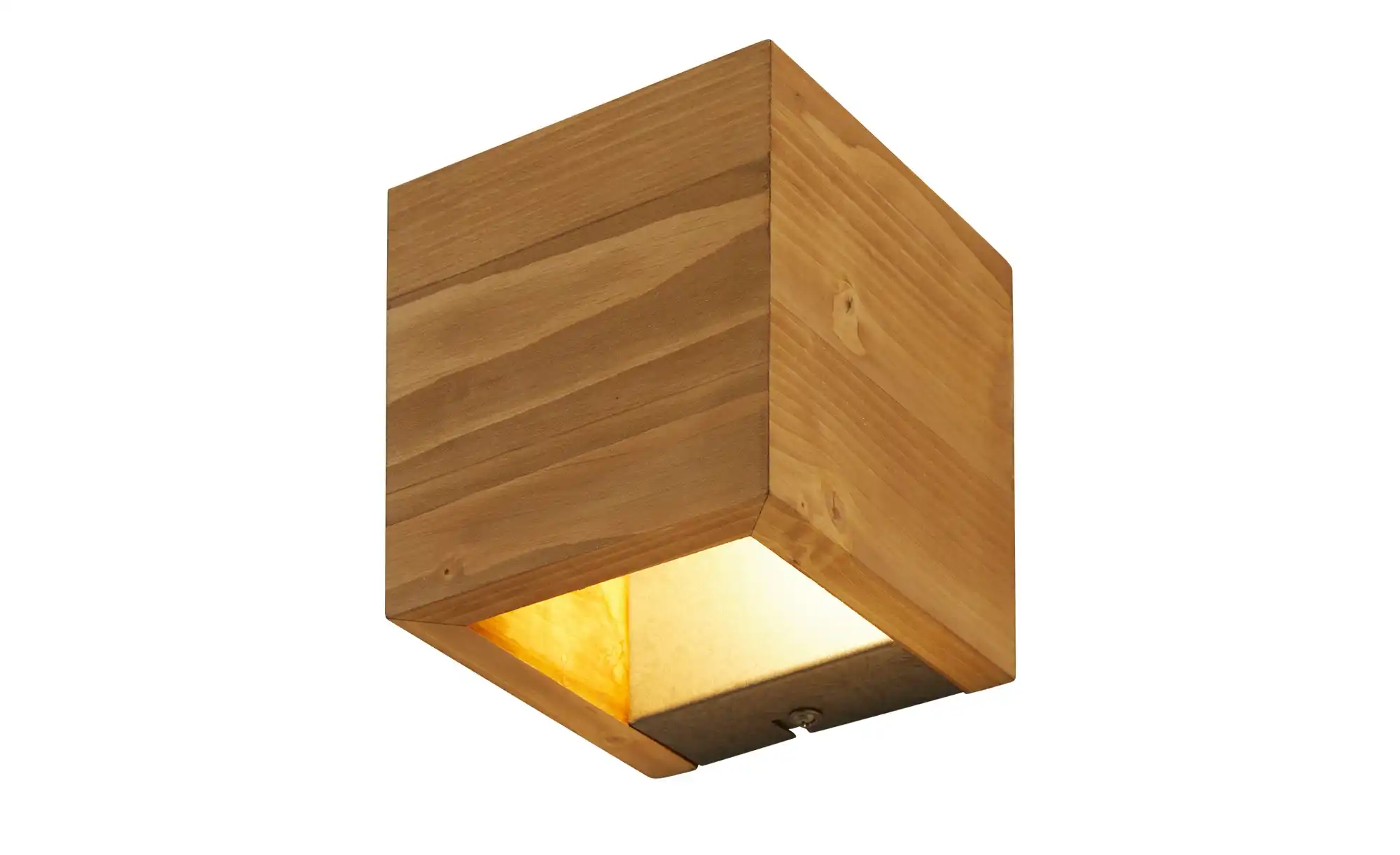 Trio LED-Wandleuchte, Pinienholz ´Kubus´