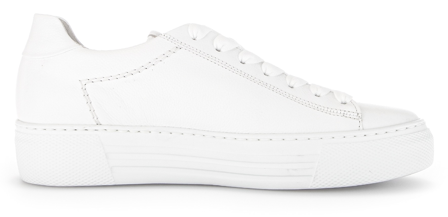 Gabor Plateausneaker »FLORENZ«  , Freizeitschuh, Halbschuh, Schnürschuh mit dezenten Ziernähten
