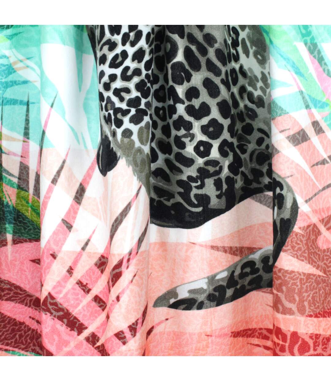 Drap de plage 100x180 cm LEOPARD Multicolore