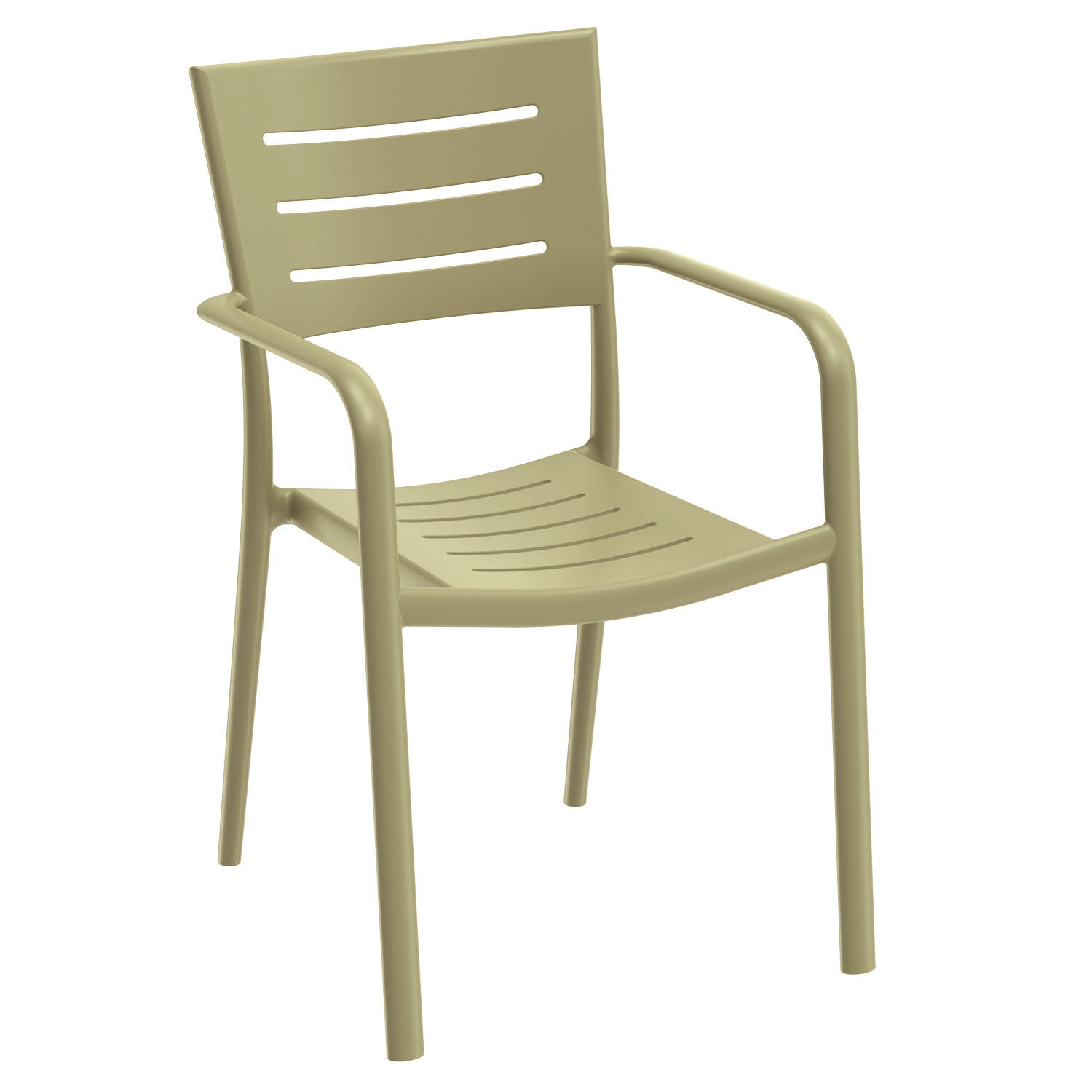 Bistro-Set Orla, aus recyceltem Kunststoff
