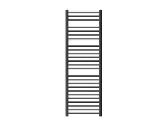 Sèche-serviettes Sahara, 500 x 1500 mm, anthracite, courbé avec raccordement latéral
