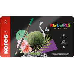 Crayon de couleur 'KOLORES SELECTION', étui de 72