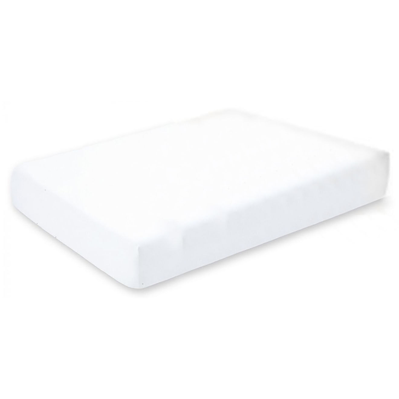 Papate Drap Housse en Coton Bio blanc - 60x120 cm