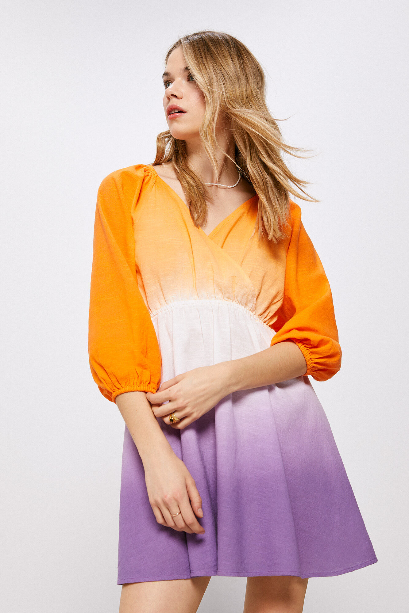 Vestido Tropical - Laranja