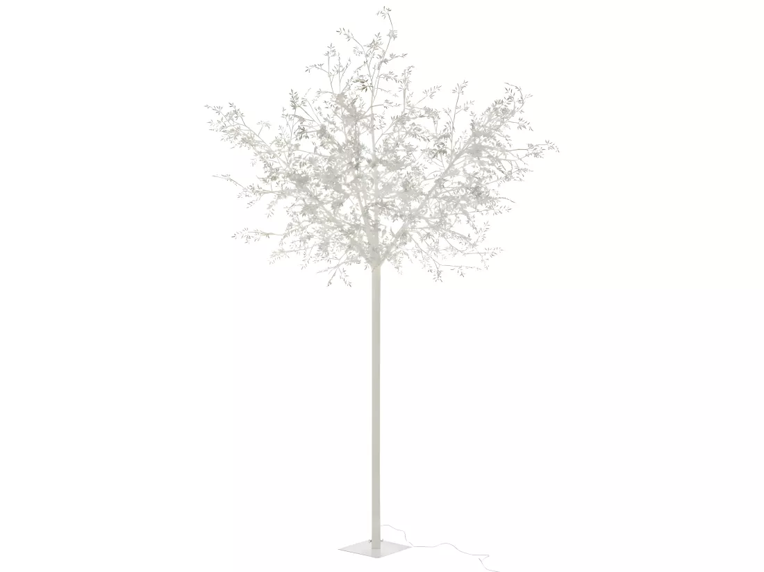 Arbre lumineux branche et feuilles pailletées led 250cm