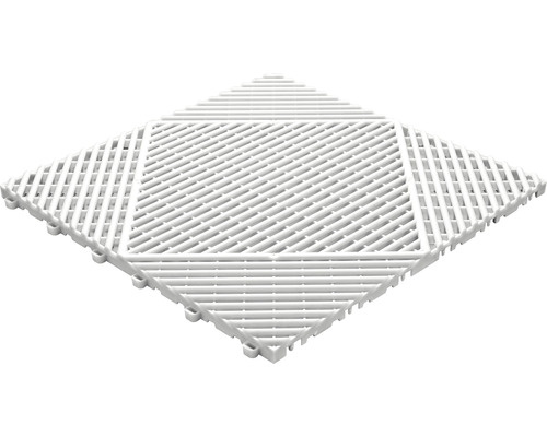 Florco Classic kunststoftegel, 40 x 40 cm, 6 stuks, wit
