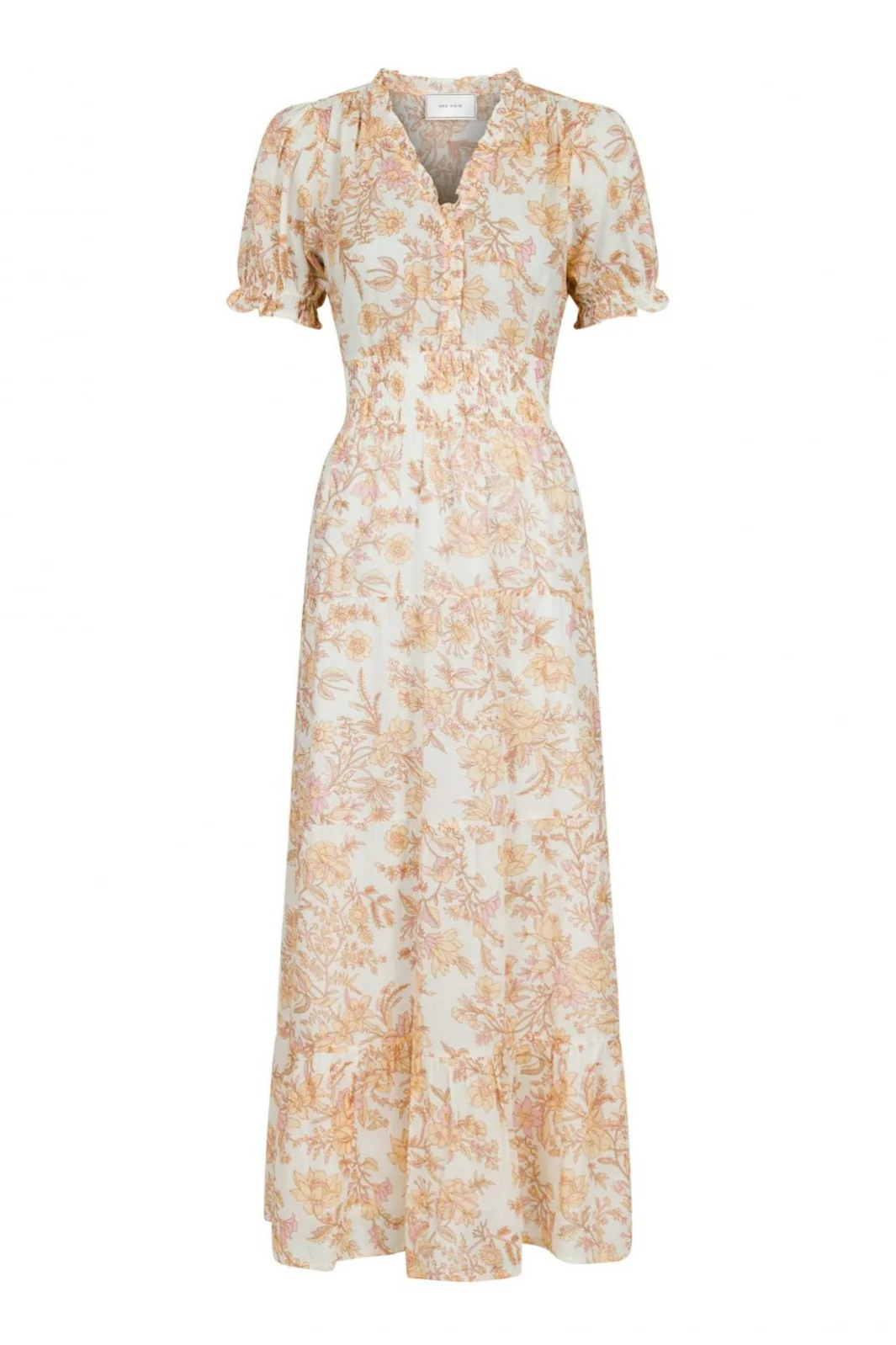 Neo Noir Kanza Rose Field Dress dusty yellow